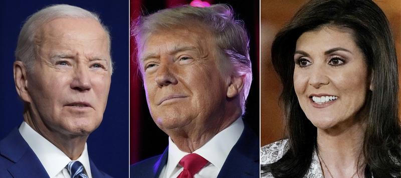 Joe Biden, Donald Trump și Nikki Haley, Foto: AP / AP / Profimedia