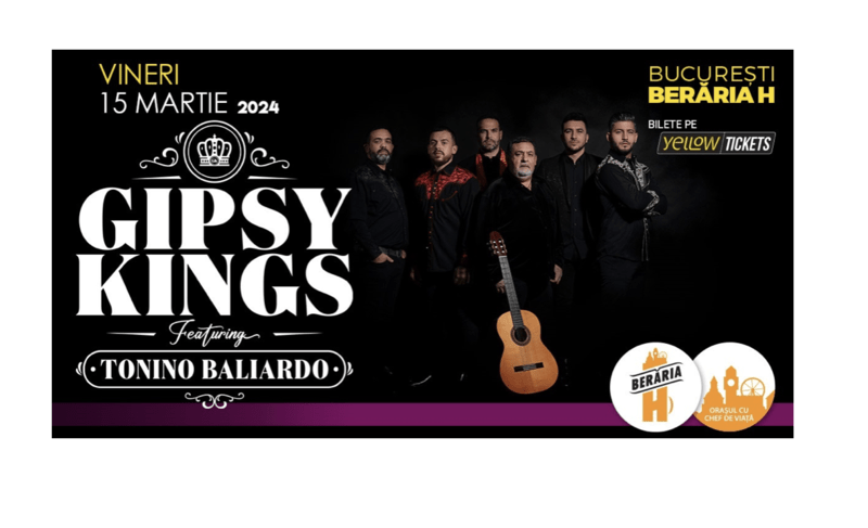 Concert ​Gipsy Kings la Berăria H pe 15 martie 2024, Foto: Beraria H