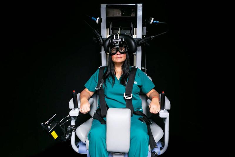 Scaun folosit pentru diagnosticarea personalul diplomatic american care suferea de sindromul Havana, Foto: Matias J. Ocner / Zuma Press / Profimedia Images