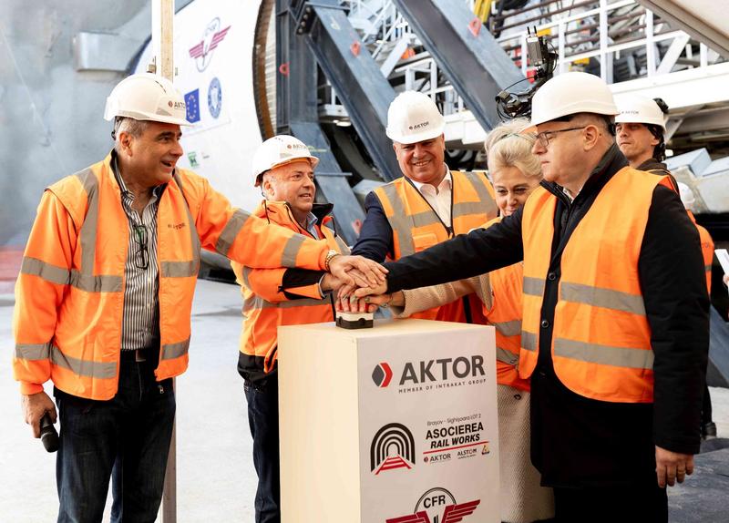 Acțiunea rapidă a constructorului Aktor pe Autostrada A0 București, Foto: Aktor Romania