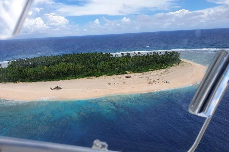 Insula Pikelot unde au naufragiat trei marinari, Foto: Handout / AFP / Profimedia