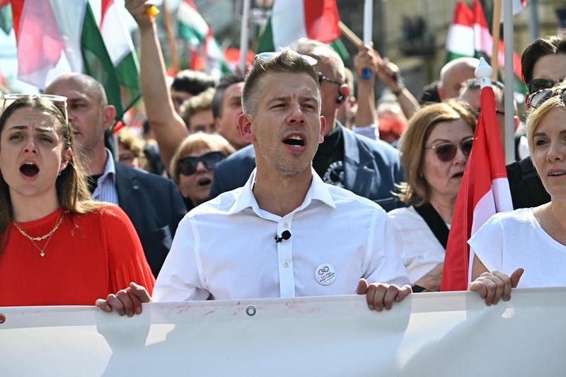 Peter Magyar , Foto: ATTILA KISBENEDEK / AFP / Profimedia