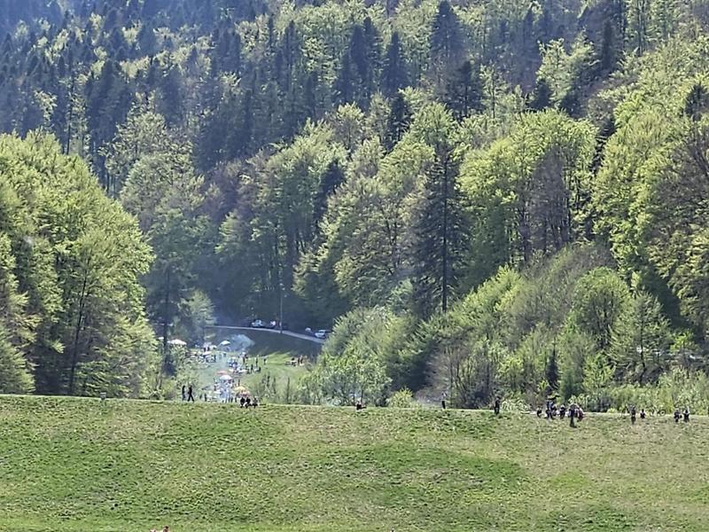 Gratare la munte la jumtatea lui aprilie, Foto: Vlad Barza / HotNews.ro