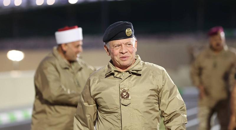 Regele Abdallah II al Iordaniei în uniformă militară, Foto: Apaimages / Sipa Press / Profimedia