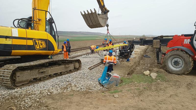Lucrari feroviare, Foto: CFR Infrastructura