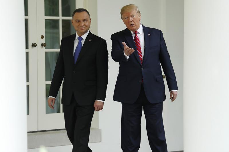 Andrzej Duda alaturi de Donald Trump la Casa Alba in 2019, Foto: Shawn Thew / DPA / Profimedia Images