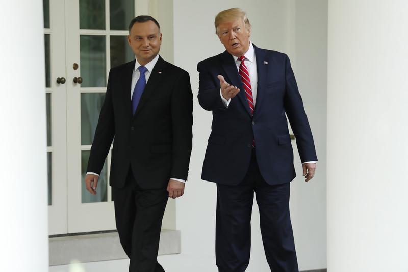 Andrzej Duda alaturi de Donald Trump la Casa Alba in 2019, Foto: Shawn Thew / DPA / Profimedia Images