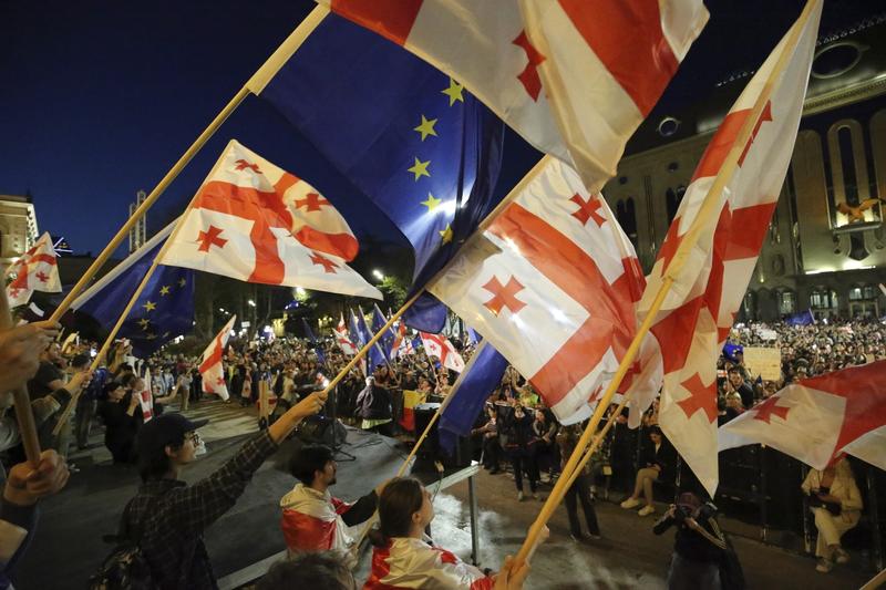 Proteste in Georgia, Foto: Zurab Tsertsvadze / AP / Profimedia