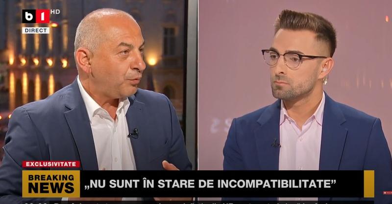 Cătălin Cîrstoiu, în emisiune la B1TV, Foto: Captură video