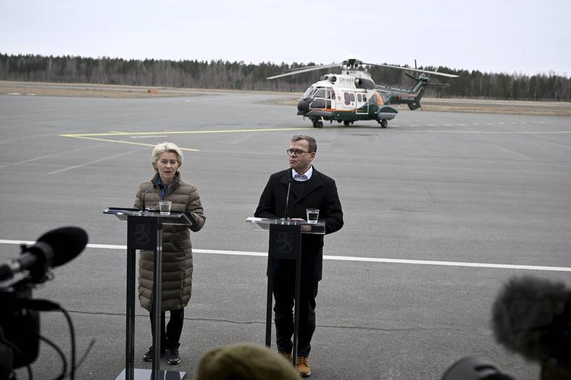 Petteri Orpo alaturi de Ursula von der Leyen, Foto: Antti Aimo-Koivisto / Imago Stock and People / Profimedia Images