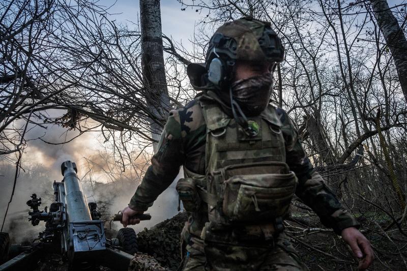 Post de artilerie ucrainean în zona Siversk, regiunea Donețk, Foto: AA/ABACA / Abaca Press / Profimedia