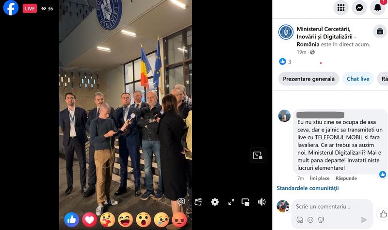 Anunt sfarsit greva posta, Foto: Captura foto MCID / Facebook