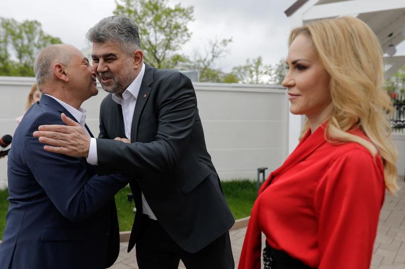 Catalin Cirstoiu, împreună cu Marcel Ciolacu și Gabriela Firea, Foto: Inquam Photos / George Călin