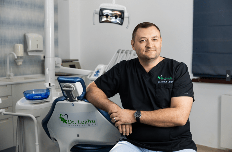 Dr. Ionuț Leahu este fondatorul Clinicilor Dentare Dr. Leahu, parte din Rețeaua de Sănătate Regina Maria, Foto: Clinicile Dentare Dr. Leahu