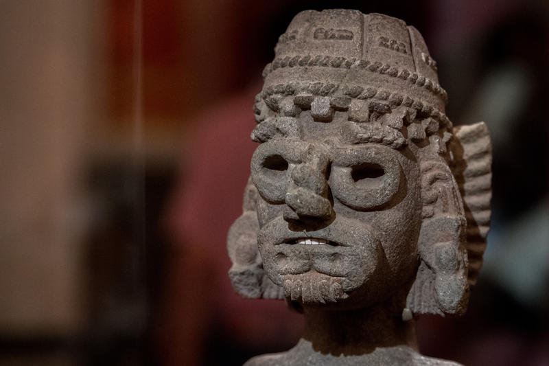 Statuie a lui Tlaloc, zeul precolumbian al ploii, Foto: Izanbar | Dreamstime.com