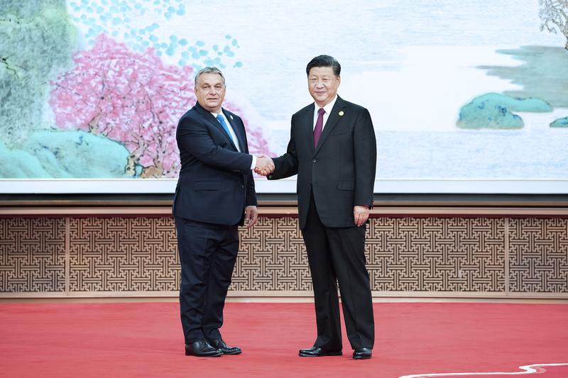 Viktor Orban și Xi Jinping la Beijing, Foto: Li Tao / Avalon / Profimedia