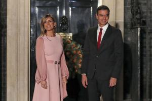 Pedro Sanchez și soția sa, Begona Gomez, Foto: Alastair Grant / AP / Profimedia