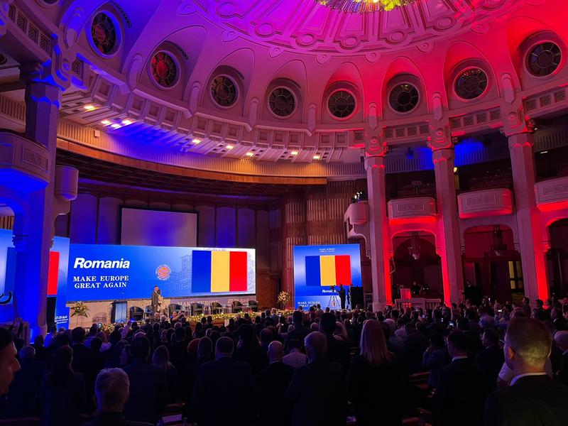 Evenimentul „Make Europe Great Again”, Palatul Parlamentului, 2024, Foto: David Leonard Bularca / HotNews
