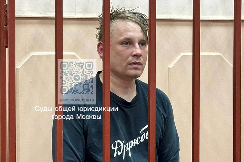 Konstantin Gabov, jurnalist rus arestat , Foto: Basmanny District Court press service / AP / Profimedia