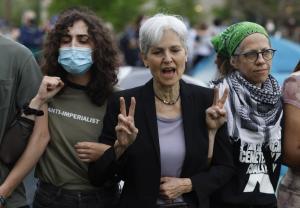 Jill Stein, candidata la prezidentialele americane, la o manifestatie pro-palestiniana, Foto: Christine Tannous / AP / Profimedia