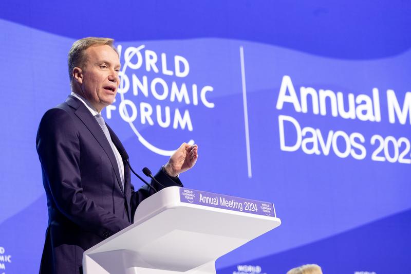 Președintele WEF, Borge Brende, Foto: World Economic Forum/Benedikt von Loebell / Avalon / Profimedia