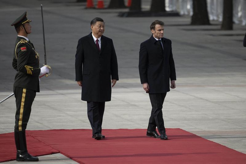 Emmanuel Macron a vizitat China in aprilie 2023, Foto: Blondet Eliot/ABACA / Abaca Press / Profimedia