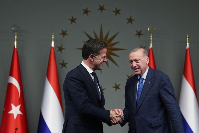 Mark Rutte s-a intalnit cu Recep Erdogan vinerea trecuta, Foto: AA/ABACA / Abaca Press / Profimedia