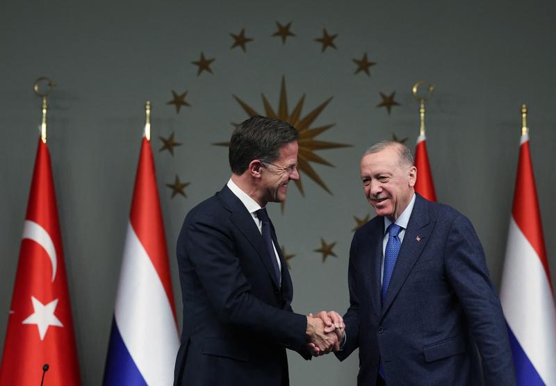 Mark Rutte s-a intalnit cu Recep Erdogan vinerea trecuta, Foto: AA/ABACA / Abaca Press / Profimedia