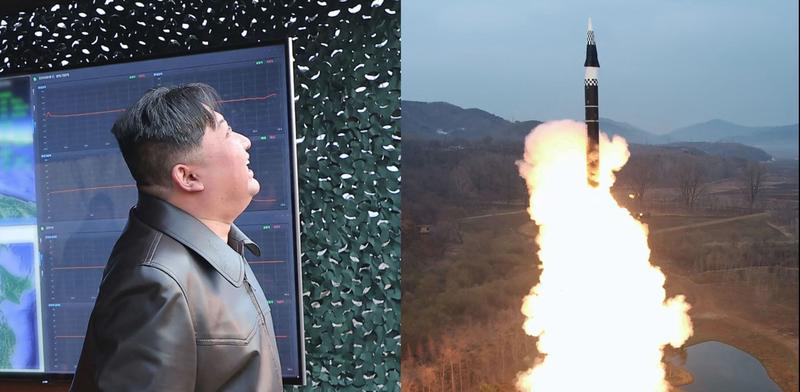 Kim Jong Un a supervizat testare unei noi rachete hipersonice cu combustibil solid, Foto: STR / AFP / Profimedia