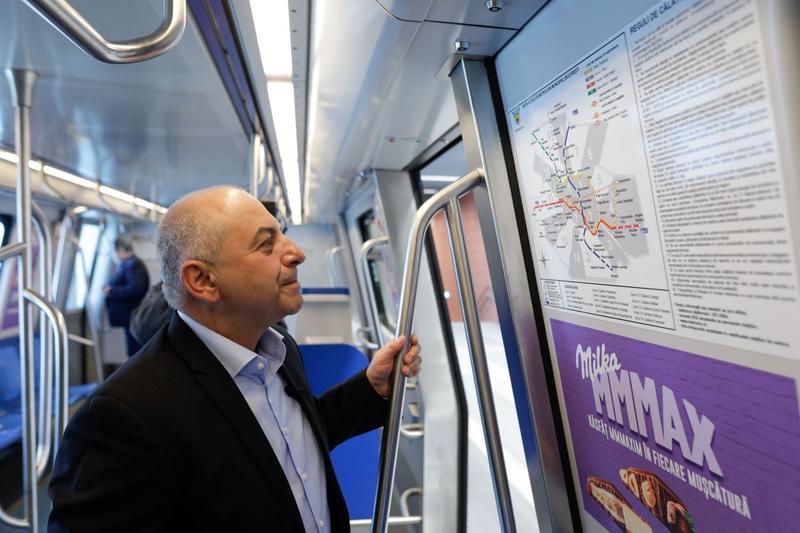 Catalin Cirstoiu cu metroul, Foto: Inquam Photos / George Călin