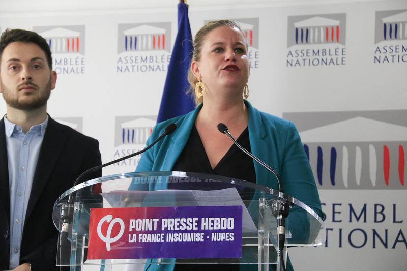 Mathilde Panot, Foto: Quentin De Groeve / AFP / Profimedia Images