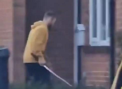 Atac cu sabie în Londra, Foto: Captura Twitter