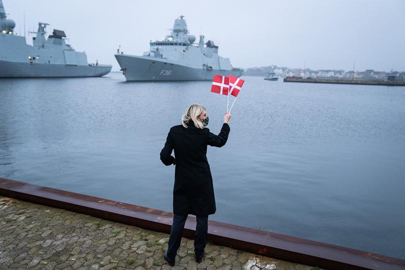 Nave de razboi daneze , Foto: Emil Helms / AFP / Profimedia