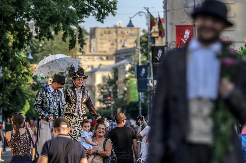 Calea Victoriei pietonală, imagini de arhivă, Foto: Inquam Photos / Alexandru Busca