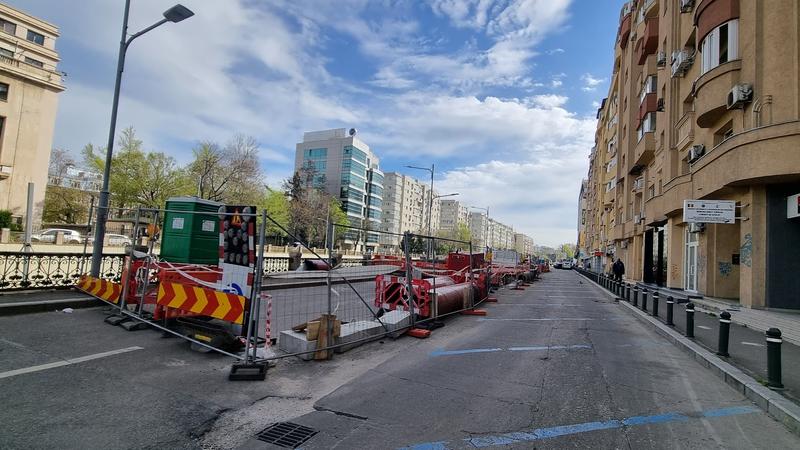 Șantier Piața Victoriei, Foto: HotNews.ro / Catiușa Ivanov