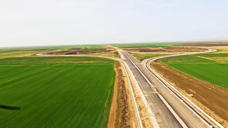 Autostrada Moldovei A7 - filmata din avion, Foto: Captura YouTube / Asociatia Pro Infrastructura