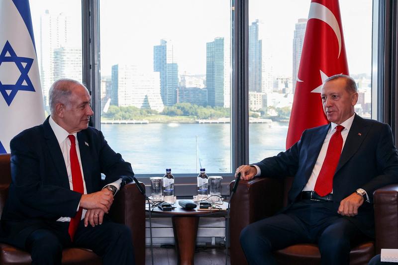 Recep Tayyip Erdogan și Benjamin Netanyahu, Foto: Handout / AFP / Profimedia