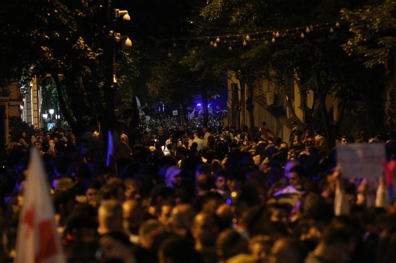 Protest in Georgia fata de proiectul de lege privind influenta straina, Foto: AA/ABACA / Abaca Press / Profimedia