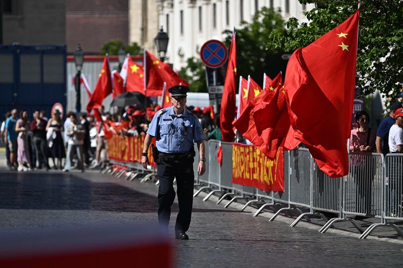 Budapesta, pregătită pentru vizita lui Xi Jinping , Foto: ATTILA KISBENEDEK / AFP / Profimedia