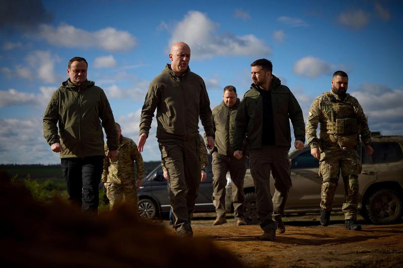 Volodimir Zelenski si generalul Iurii Sodol, Foto: Ukraine Presidents Office / Alamy / Alamy / Profimedia