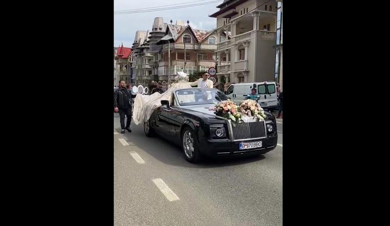 Nuntă cu alai în Buzescu, Teleorman, Foto: Captură video