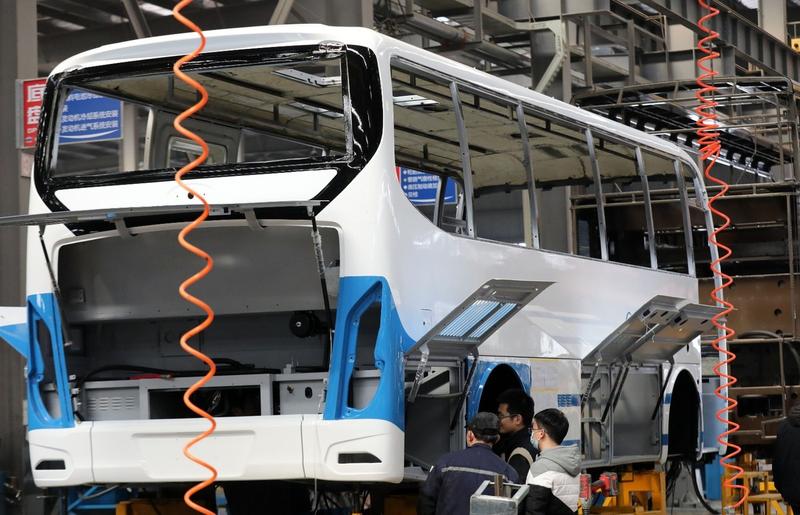 Autobuz electric, fabricat în China, Foto: Sipa USA / ddp USA / Profimedia