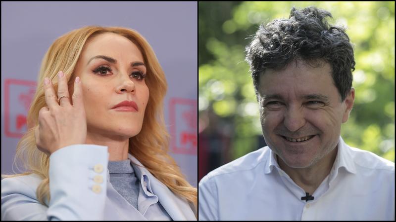 Gabriela Firea si Nicusor Dan, Foto: Colaj foto / Sursă: Inquam Photos