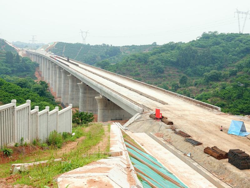 Lucrari la o linie feroviara de mare viteza in China, Foto: Costfoto / ddp USA / Profimedia