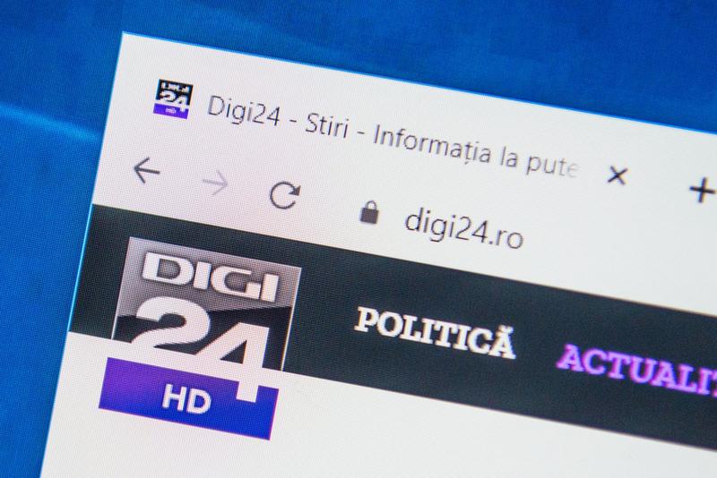 Site Digi24, Foto: Vasile Bobirnac / Dreamstime.com