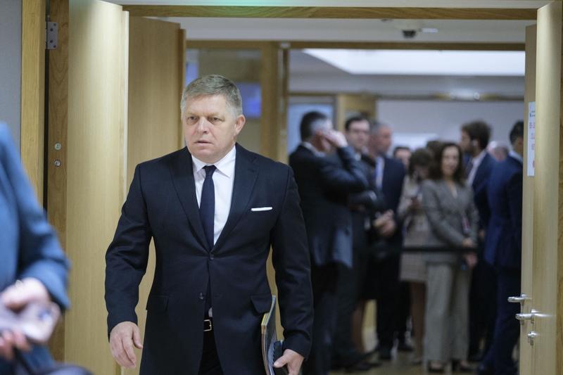 Robert Fico la ultima intalnire a Consiliului European la care a luat parte, Foto: Monasse Thierry/ANDBZ/ABACA / Abaca Press / Profimedia