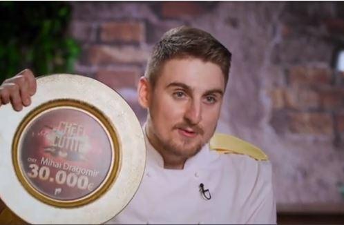 Mihai Dragomir, castigator la Chefi la cutite, Foto: Captura Antena 1