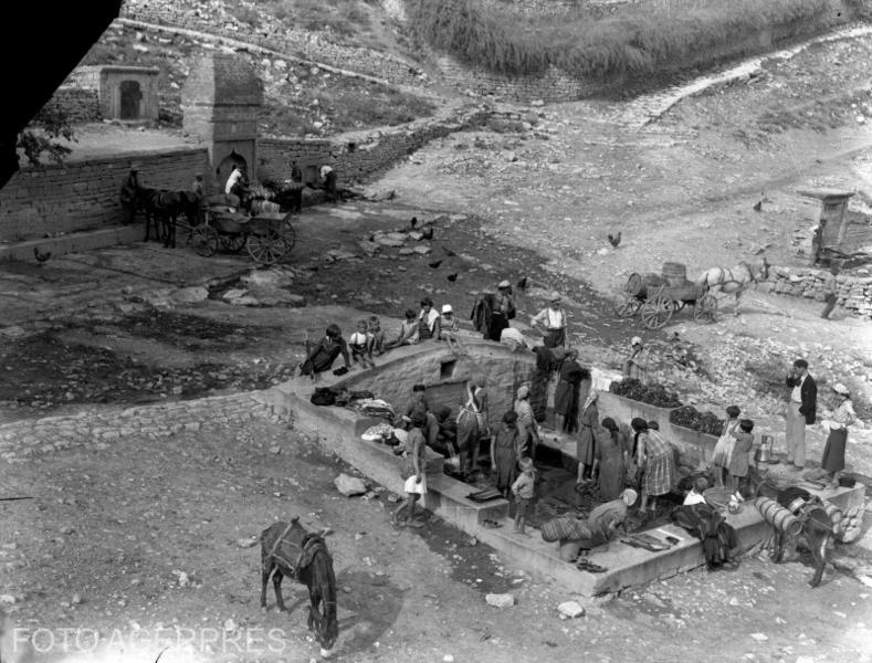 Sacagii din București, în mahalaua Viilor în anii 1930-1940, Foto: AGERPRES FOTO/ARHIVA ISTORICA
