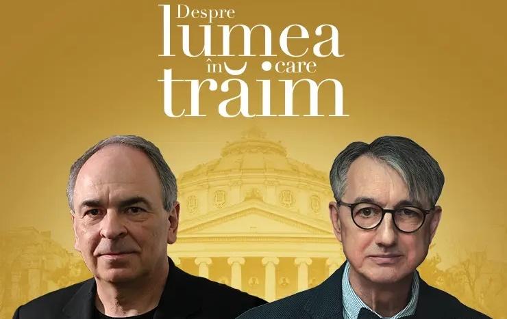 Gabriel Liiceanu și Horia Roman Patapievici, în dialog la Ateneul Român, Foto: @ Matei Buță / eventbook.ro