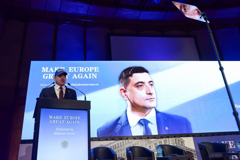 George Simion, la „Make Europe Great Again”, Foto: Inquam Photos / George Călin